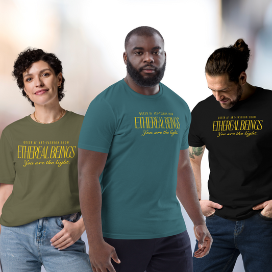 Queer AF Ethereal Beings Unisex organic cotton t-shirt